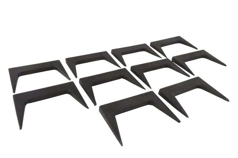 Taytools 500030 Pack of 10 Each 2 Inch Pinch Dogs with Square Back and Tapered Legs - Image 2